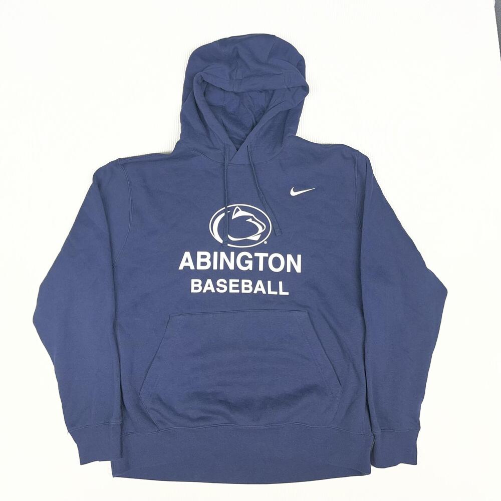 Penn State Nittany Lions Hoodie Mens L Blue NCAA Baseball Nike Sweatshirt